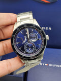 Buy Tommy Hilfiger Mens Analogue Quartz Stainless Steel Blue Dial 44mm Watch - 1791640 in Pakistan