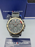 Buy Tommy Hilfiger Mens Quartz Silicone Strap Grey Dial 45mm Watch - 1791792 in Pakistan