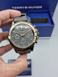 Buy Tommy Hilfiger Mens Quartz Silicone Strap Grey Dial 45mm Watch - 1791792 in Pakistan