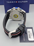 Buy Tommy Hilfiger Mens Quartz Silicone Strap Black Dial 46mm Watch - 1791473 in Pakistan