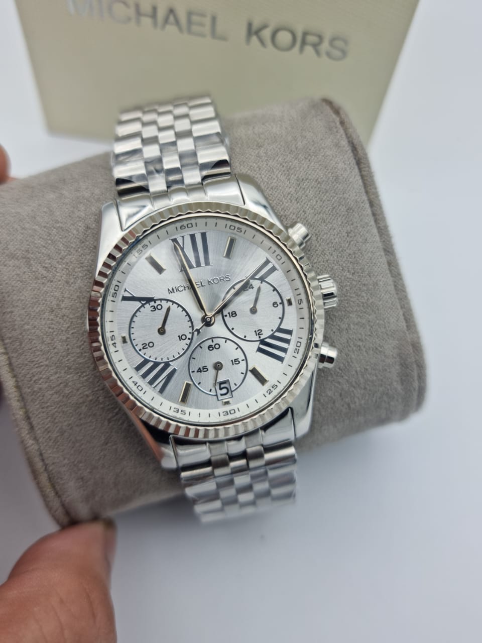 Buy Michael Kors Womens Quartz Stainless Steel Silver Dial 38mm Watch - Mk5555 in Pakistan