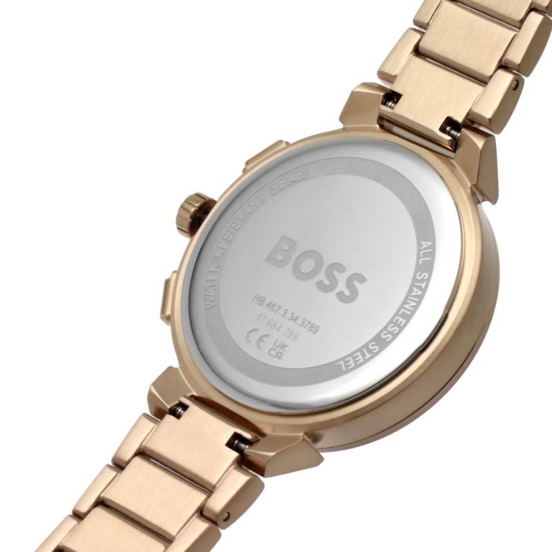 Buy Hugo Boss Women's Chronograph Rose Gold Stainless Steel Watch - 1502678 in Pakistan