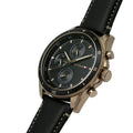 Buy Tommy Hilfiger Mens Quartz Leather Strap Black Dial 44mm Watch - 1791836 in Pakistan