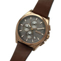 Buy Hugo Boss Mens Quartz Brown Leather Strap Grey Dial 46mm Watch - 1513882 in Pakistan