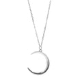 Buy Orb & Gravel Cresent Sterling Silver Necklace in Pakistan
