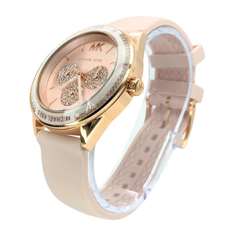 Buy Michael Kors Womens Quartz Silicone Strap Pink Dial 40mm Watch - Mk6946 in Pakistan
