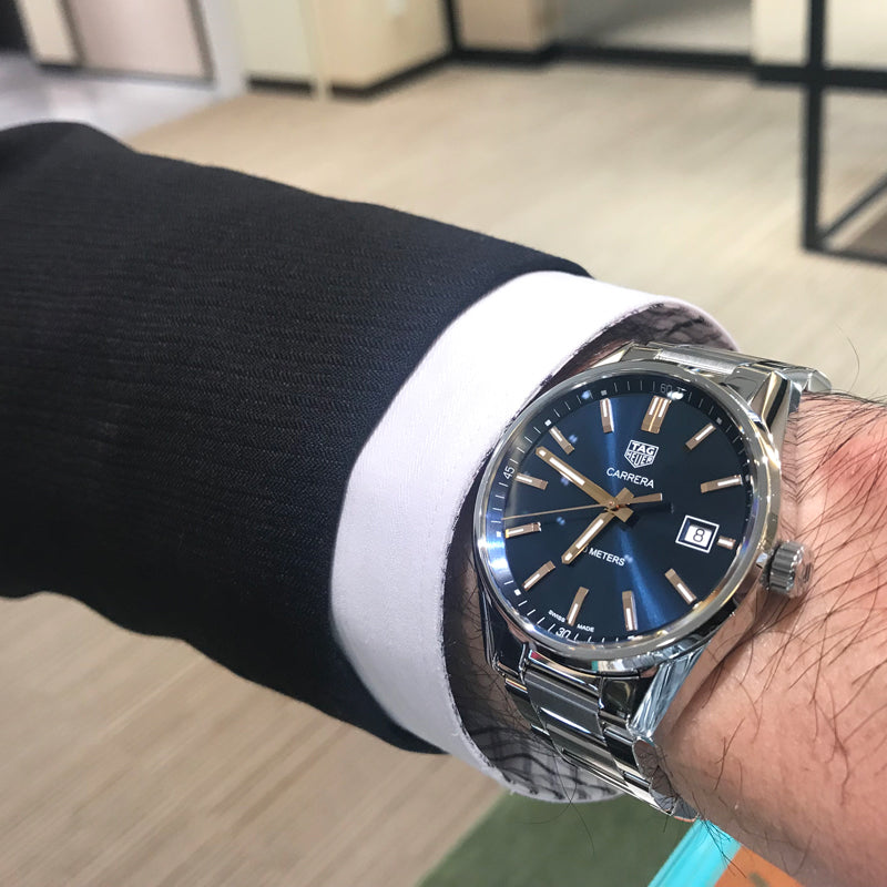 Buy Tag Heuer Carrera Blue Dial Silver Steel Strap Watch for Women - WAR1112.BA0601 in Pakistan