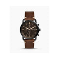 Buy Commuter Black Dial Brown Leather Strap Watch For Men in Pakistan