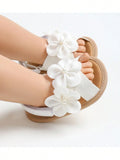 Buy SHEIN Infant Girls Sandals Summer Shoes Outdoor First Walker Toddler Girls Shoes For Summer Elegant White in Pakistan
