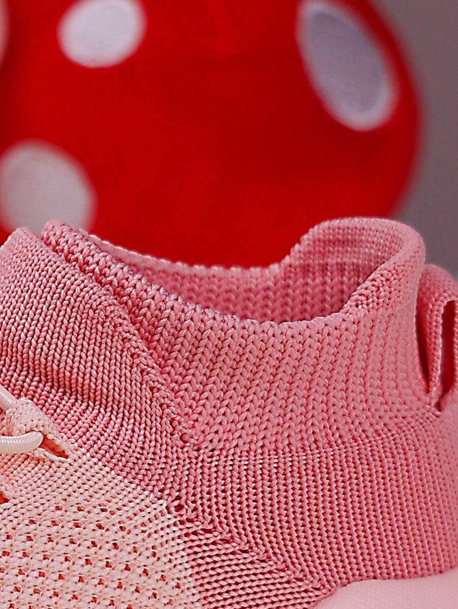Buy SHEIN Infant Striped High Top Breathable & Soft Shoe Upper, Comfortable Lining, With LED Light Sole, Versatile Sneakers For All Seasons in Pakistan