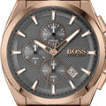 Buy Hugo Boss Mens Quartz Brown Leather Strap Grey Dial 46mm Watch - 1513882 in Pakistan