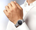 Buy Hugo Boss Mens Chronograph Quartz Silver Stainless Steel Black Dial 40mm Watch - 1513641 in Pakistan