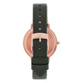 Buy Emporio Armani Women's Quartz Green Leather Strap Mother Of Pearl Dial 32mm Watch AR11150 in Pakistan