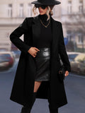 Buy SHEIN Lapel Neck Double Breasted Overcoat in Pakistan