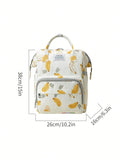 Buy SHEIN Large Capacity Diaper Bag Hanging On Stroller, Fashionable Outdoor Maternal And Baby Backpack With Aluminum Foil Insulated Baby Bottle Holder For Women in Pakistan