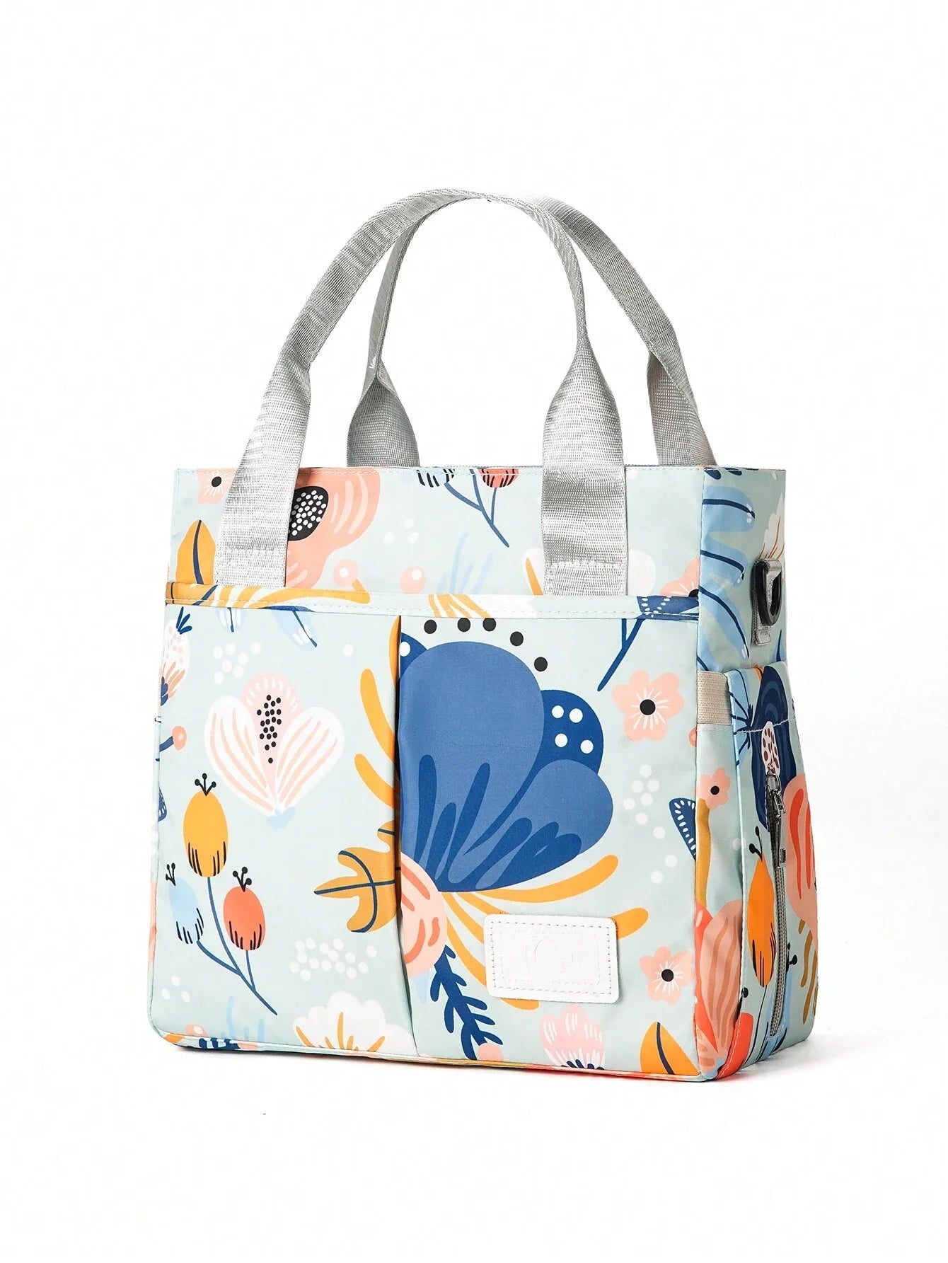 Buy SHEIN Large Capacity Printed Maternity Diaper Bag Handbag Shoulder Bag With Bottle Holder For Baby Care in Pakistan