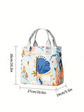 Buy SHEIN Large Capacity Printed Maternity Diaper Bag Handbag Shoulder Bag With Bottle Holder For Baby Care in Pakistan