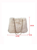 Buy SHEIN Lightweight,Business Casual Fuzzy Shoulder Tote Bag in Pakistan