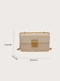 Buy SHEIN Lightweight,Business Casual Minimalist Chain Flap Square Bag in Pakistan