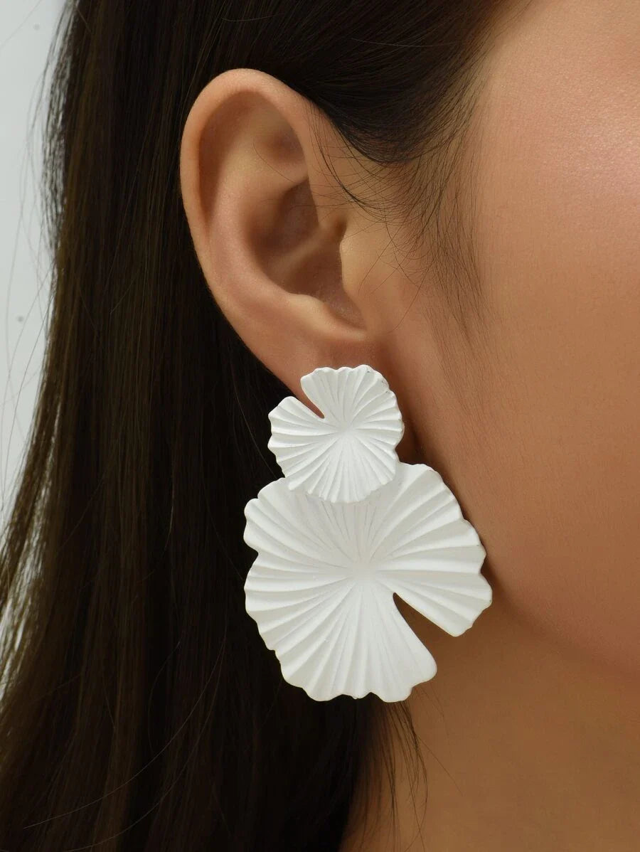 Buy SHEIN Lotus Leaf Earrings in Pakistan