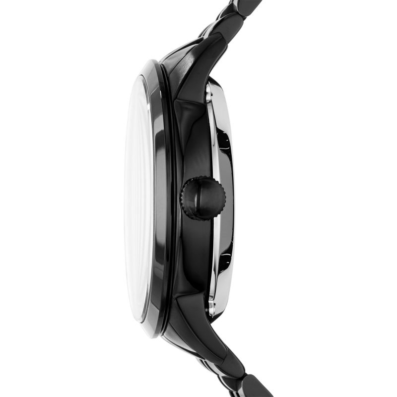 Buy Fossil Men's Automatic Black Stainless Steel Black Skeleton Dial 45mm Watch ME3062 in Pakistan