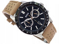 Buy Hugo Boss Mens Chronograph Quartz Leather Strap Black Dial 44mm Watch - 1513964 in Pakistan
