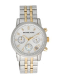 Buy Michael Kors Jet Set Chronograph White Dial Two-tone Strap Ladies Watch - Mk5057 in Pakistan