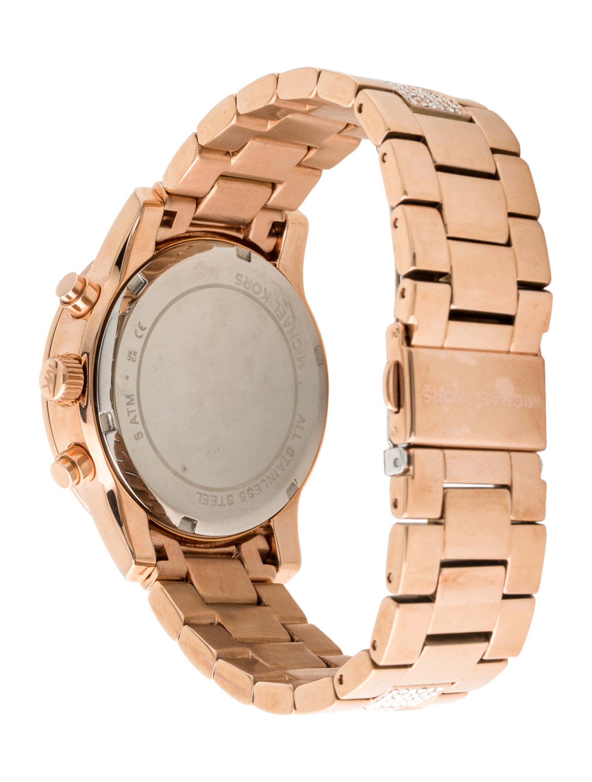 Buy Michael Kors Ritz Chronograph Rose Gold-tone Stainless Steel Watch for Women - Mk6485 in Pakistan