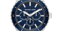 Buy Michael Kors Mens Silicone Strap Blue Dial 44mm Watch - Mk7160 in Pakistan