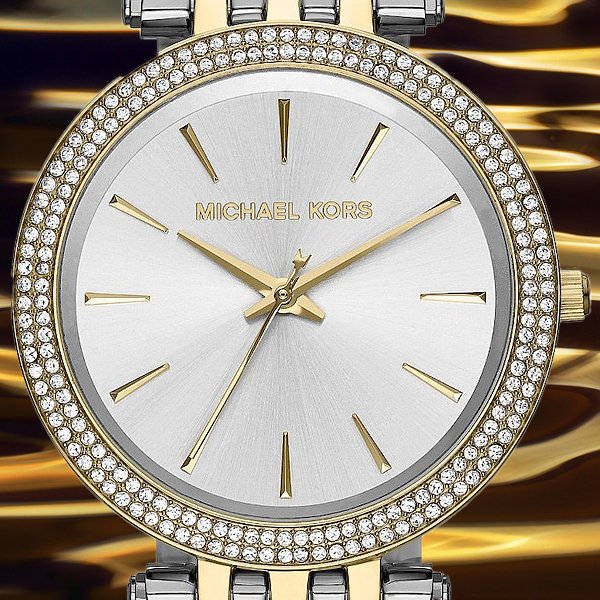 Buy Michael Kors Womens Quartz Stainless Steel Gold Two-tone Bracelet 39mm Watch - Mk3215 in Pakistan