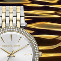 Buy Michael Kors Womens Quartz Stainless Steel Gold Two-tone Bracelet 39mm Watch - Mk3215 in Pakistan