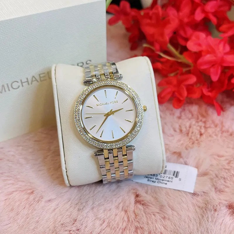 Buy Michael Kors Womens Quartz Stainless Steel Gold Two-tone Bracelet 39mm Watch - Mk3215 in Pakistan