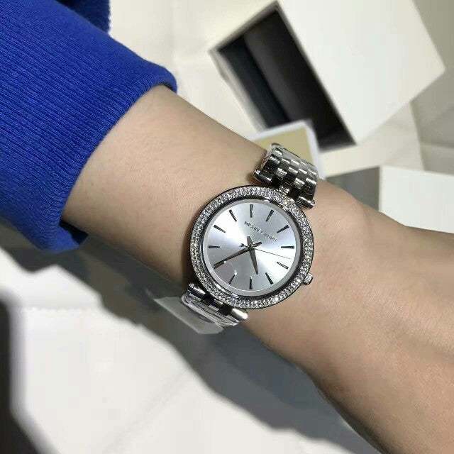 Buy Michael Kors Womens Quartz Stainless Steel Silver Dial 33mm Watch - Mk3429 in Pakistan