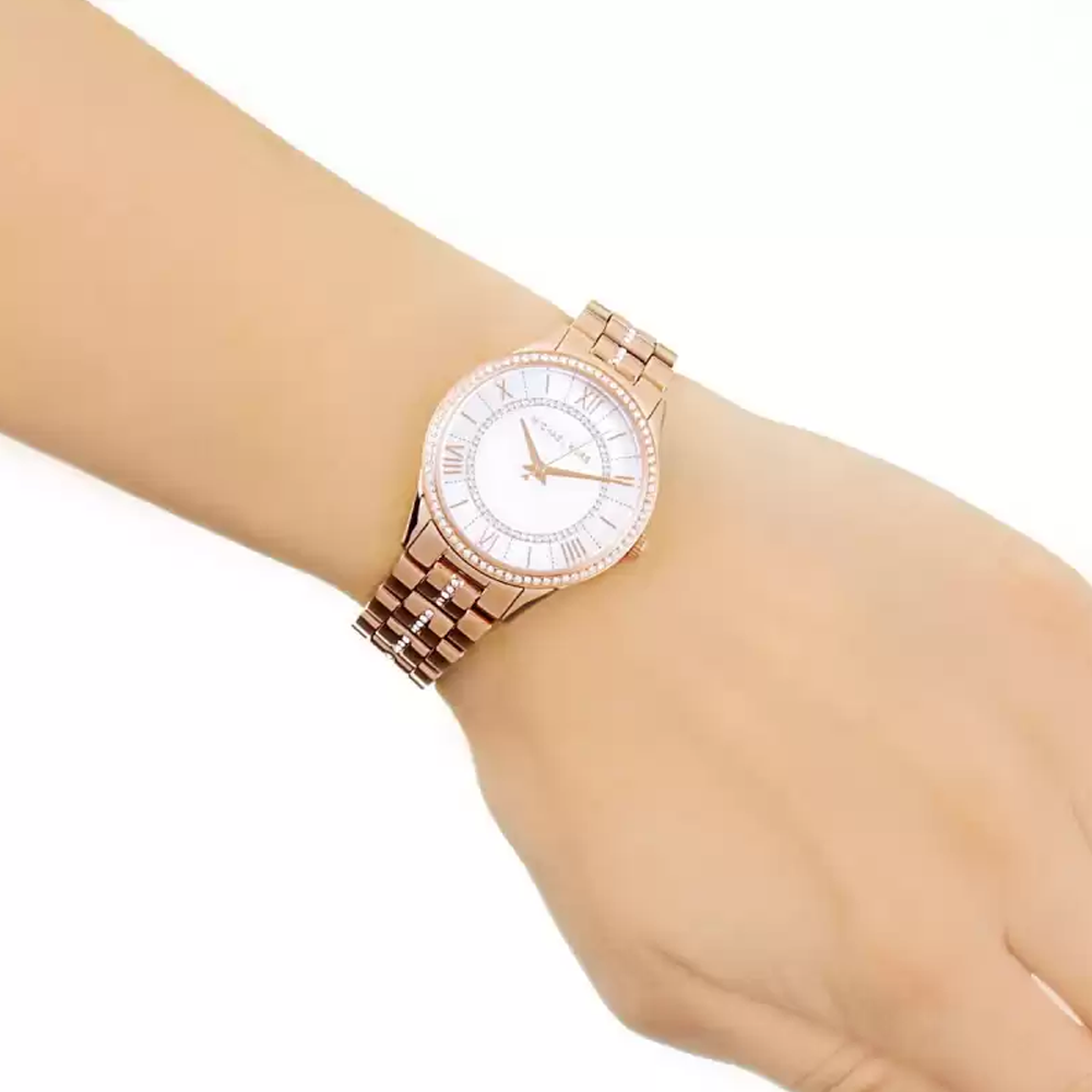 Buy Michael Kors Women's Lauryn Three-hand Rose Gold-tone Stainless Steel Watch - Mk3716 in Pakistan