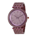 Buy Michael Kors Darci Crystal Set/steel Purple Dial Purple Stainless Steel Strap Watch for Women - Mk3782 in Pakistan