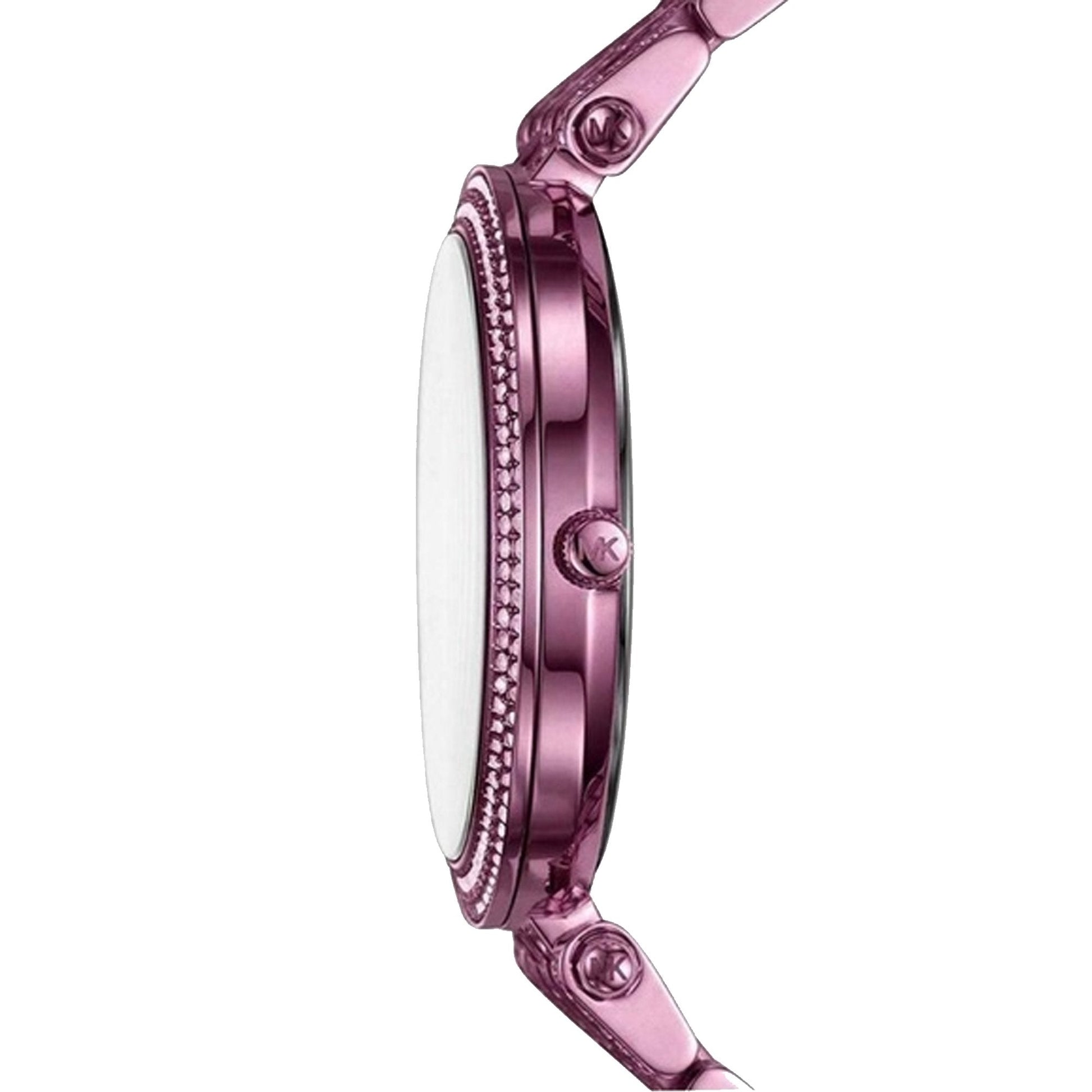 Buy Michael Kors Darci Crystal Set/steel Purple Dial Purple Stainless Steel Strap Watch for Women - Mk3782 in Pakistan