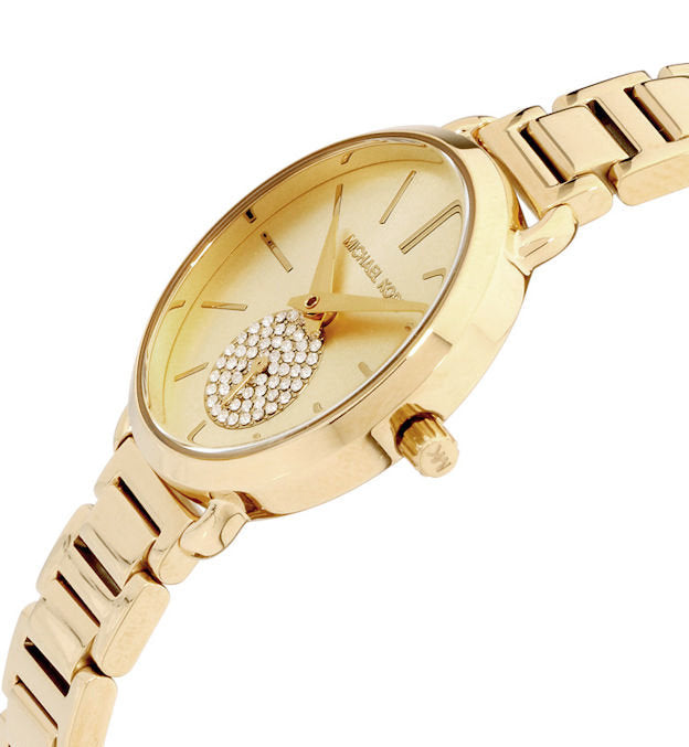 Buy Michael Kors Womens Analog Quartz Stainless Steel Gold Dial 28mm Watch - Mk3838 in Pakistan
