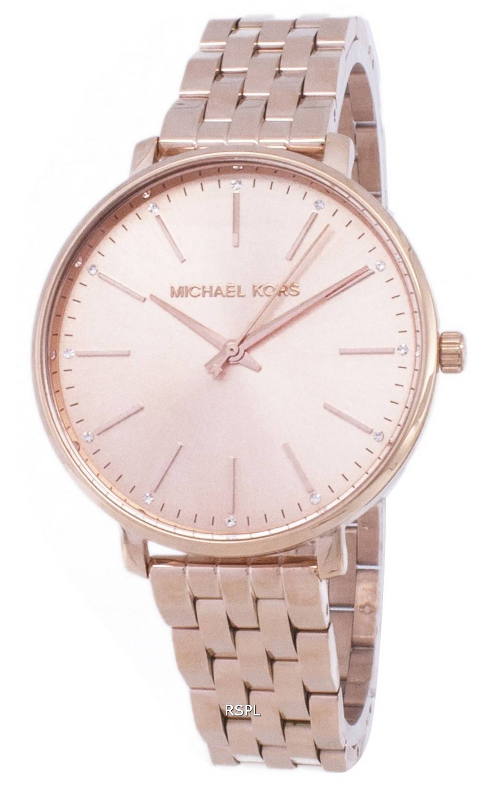 Buy Michael Kors Women's Pyper Three-hand Rose Gold-tone Stainless Steel Watch - Mk3897 in Pakistan