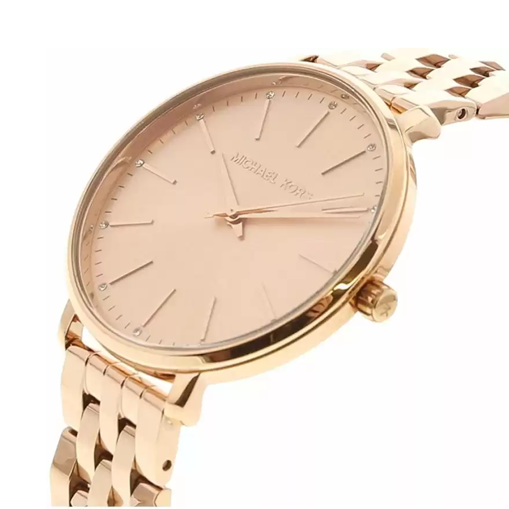 Buy Michael Kors Women's Pyper Three-hand Rose Gold-tone Stainless Steel Watch - Mk3897 in Pakistan