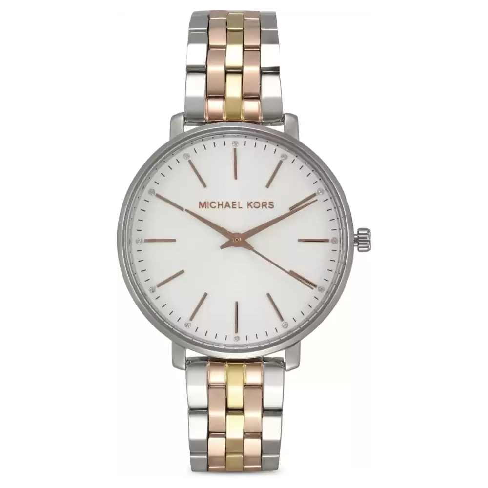 Buy Michael Kors Pyper Silver Dial Two -tone Stainless Steel Strap Ladies Watch - Mk3901 in Pakistan