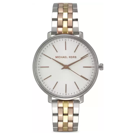 Buy Michael Kors Pyper Silver Dial Two -tone Stainless Steel Strap Ladies Watch - Mk3901 in Pakistan