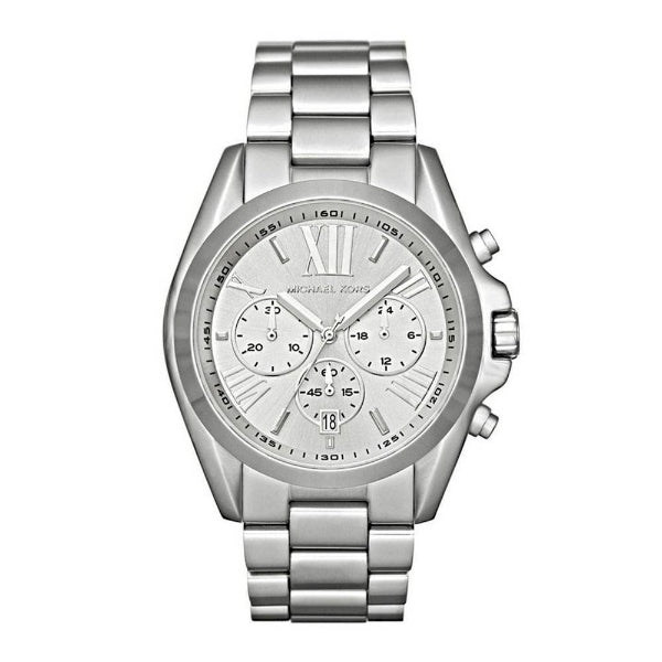Buy Michael Kors Bradshaw Silver Dial Silver Steel Strap Watch for Men - MK5535 in Pakistan