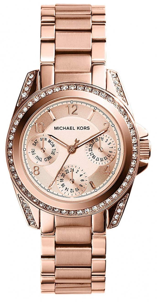 Buy Michael Kors Blair Rose Gold Stainless Steel Rose Gold Dial Quartz Watch For Ladies - Mk5613 in Pakistan