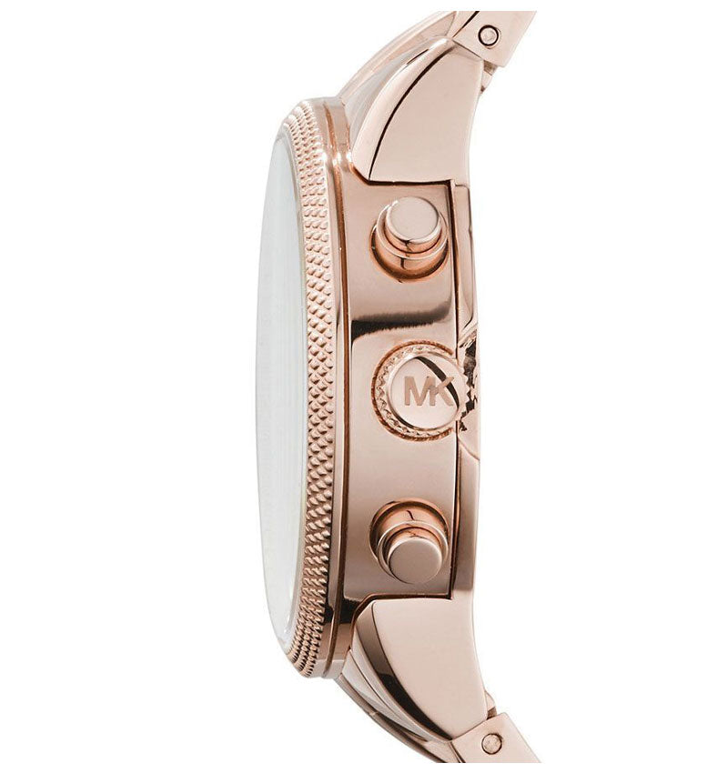 Buy Michael Kors Ritz Chronograph Rose Gold Dial Steel Ladies Watch - Mk6077 in Pakistan