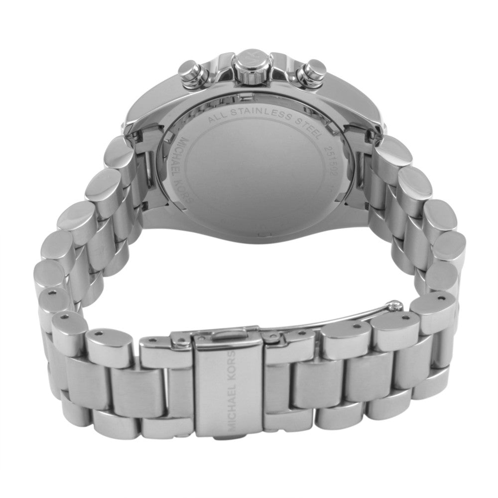 Buy Michael Kors Womens Chronograph Quartz Stainless Steel Silver Dial 34mm Watch - Mk6174 in Pakistan