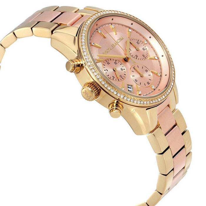 Buy Michael Kors Ritz Chronograph Gold Dial Two-tone Stainless Steel Womens Watch - Mk6475 in Pakistan