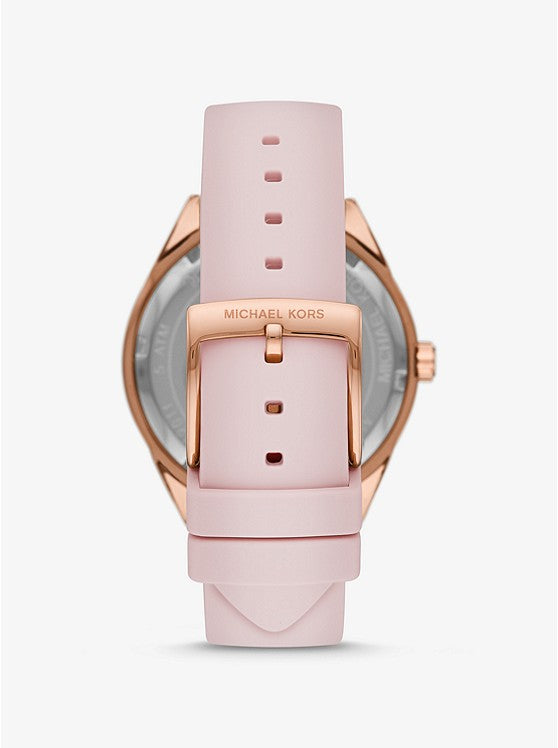Buy Michael Kors Womens Quartz Silicone Strap Pink Dial 40mm Watch - Mk6946 in Pakistan