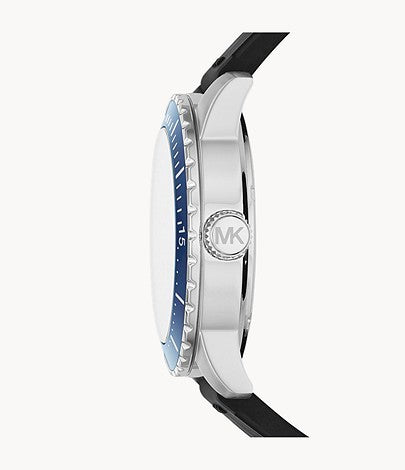 Buy Michael Kors Mens Silicone Strap Blue Dial 44mm Watch - Mk7160 in Pakistan