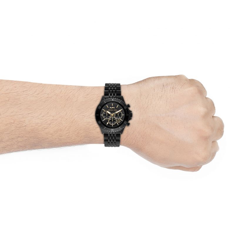 Buy Michael Kors Mens Chronograph Stainless Steel Black Dial 44mm Watch - Mk8750 in Pakistan