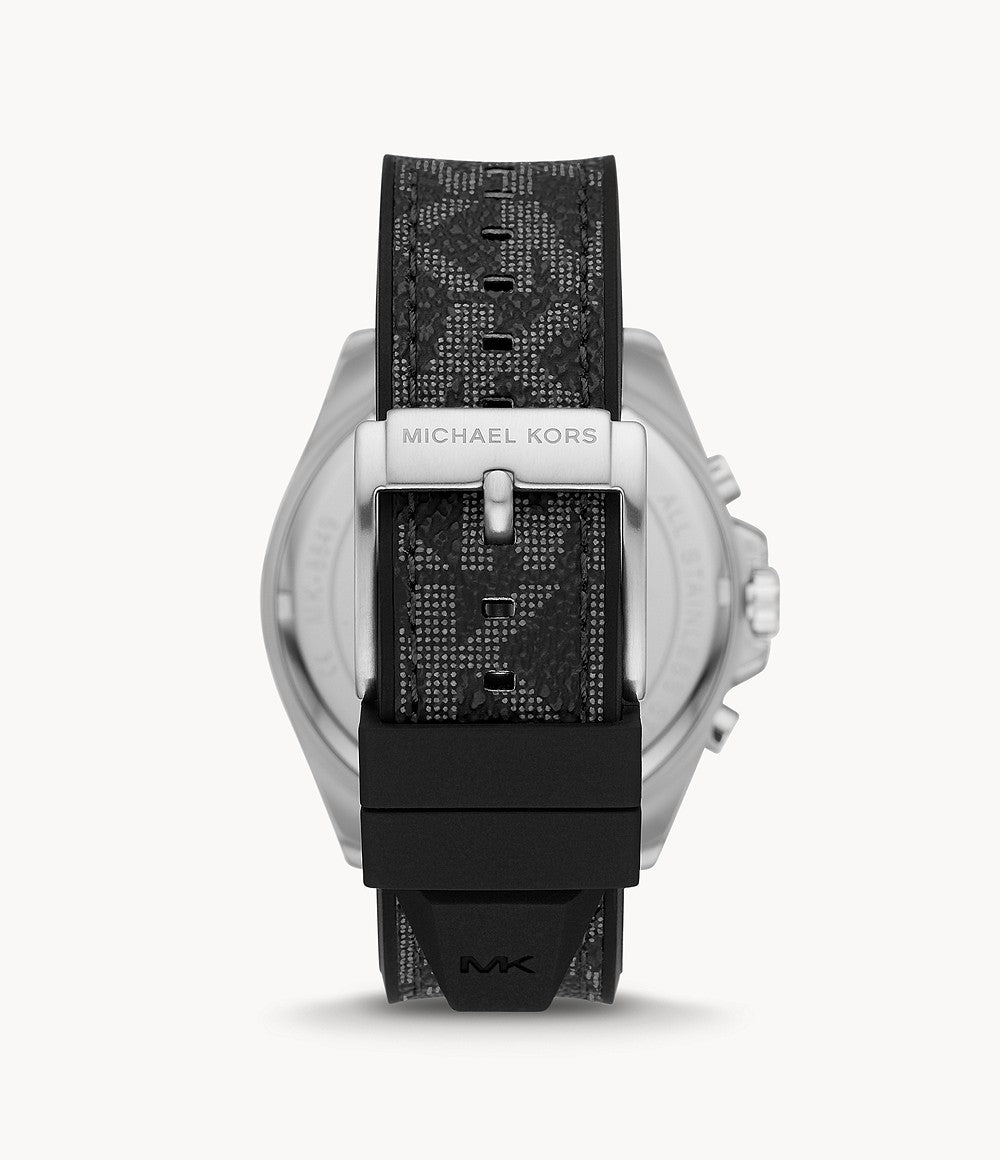 Buy Michael Kors Men's Brecken Stainless Steel Quartz Watch With Plastic Strap Black - Mk8850 in Pakistan